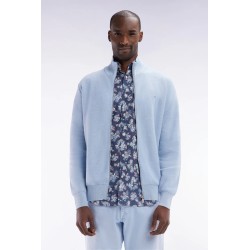 Cardigan zippé en coton nid d'abeille EDEN PARK