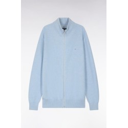 Cardigan zippé en coton nid d'abeille EDEN PARK