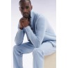 Cardigan zippé en coton nid d'abeille EDEN PARK