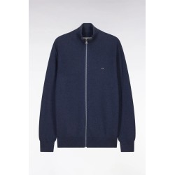 Cardigan zippé en coton nid d'abeille EDEN PARK