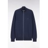 Cardigan zippé en coton nid d'abeille EDEN PARK