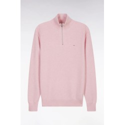 Pull col camionneur en coton nid d'abeille EDEN PARK