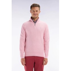 Pull col camionneur en coton nid d'abeille EDEN PARK