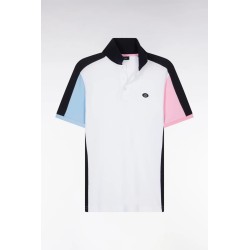 Polo à manches courtes colorblock en coton EDEN PARK