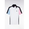 Polo à manches courtes colorblock en coton EDEN PARK