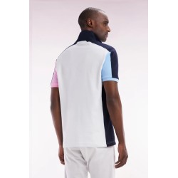 Polo à manches courtes colorblock en coton EDEN PARK