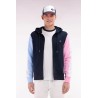 Sweatshirt zippé en molleton coton colorblock EDEN PARK