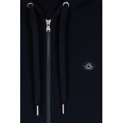 Sweatshirt zippé en molleton coton colorblock EDEN PARK
