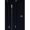 Sweatshirt zippé en molleton coton colorblock EDEN PARK
