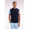T-shirt colorblock brodé en coton EDEN PARK
