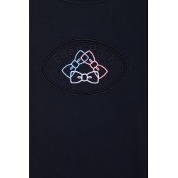T-shirt colorblock brodé en coton EDEN PARK