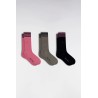 Lot de 3 paires de chaussettes en coton stretch mélangé EDEN PARK