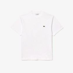 T-shirt col rond en coton LACOSTE