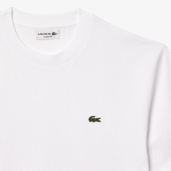 T-shirt col rond en coton LACOSTE