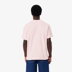 T-shirt col rond en coton LACOSTE