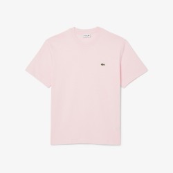 T-shirt col rond en coton LACOSTE