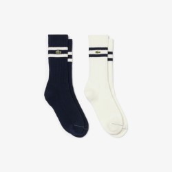 Chaussettes coton côtelé LACOSTE