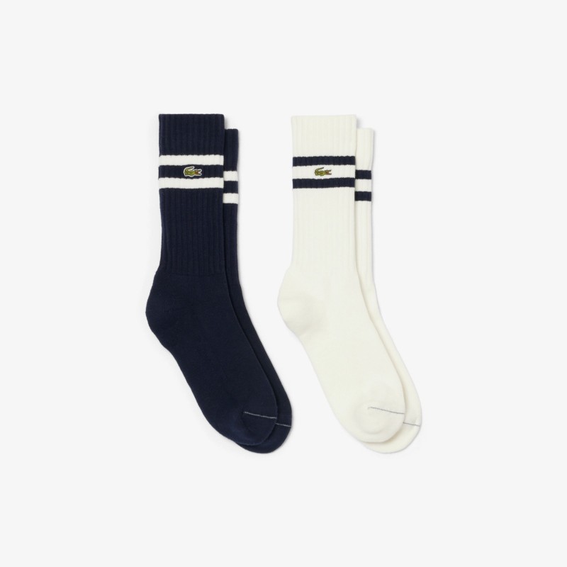 Chaussettes coton côtelé LACOSTE