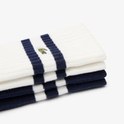 Chaussettes coton côtelé LACOSTE