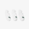 Lot de 3 paires de chaussettes invisibles LACOSTE