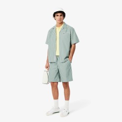 Chemisette relaxed fit rayée LACOSTE