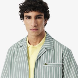 Chemisette relaxed fit rayée LACOSTE