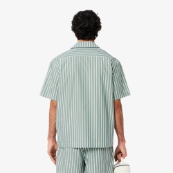 Chemisette relaxed fit rayée LACOSTE