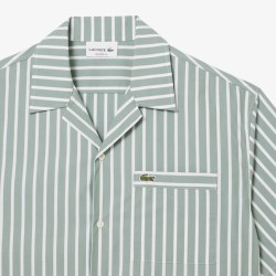 Chemisette relaxed fit rayée LACOSTE