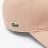 Casquette twill de coton LACOSTE