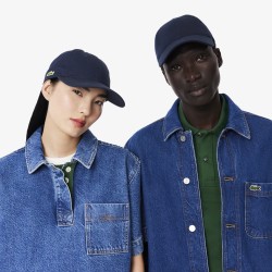 Casquette twill de coton LACOSTE