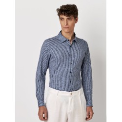 Chemise rayée en jersey de coton DESOTO