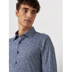 Chemise rayée en jersey de coton DESOTO