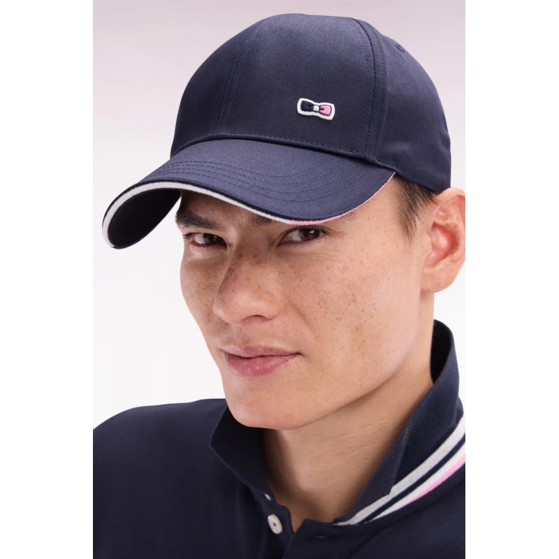 Casquette en twill de coton visière passepoilée EDEN PARK