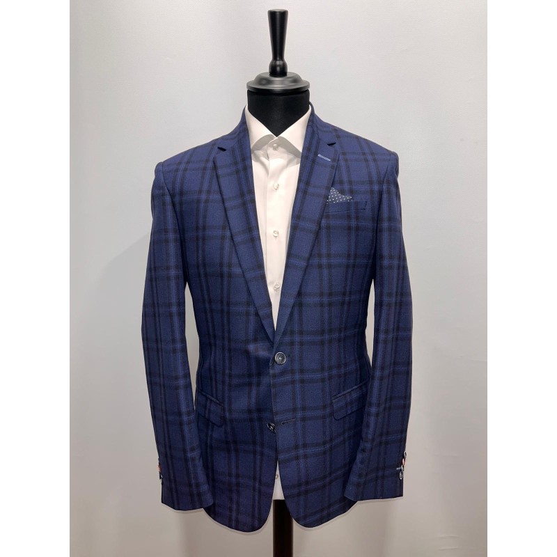 Veste pure laine à carreaux MONSIEUR HECTOR