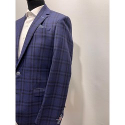 Veste pure laine à carreaux MONSIEUR HECTOR