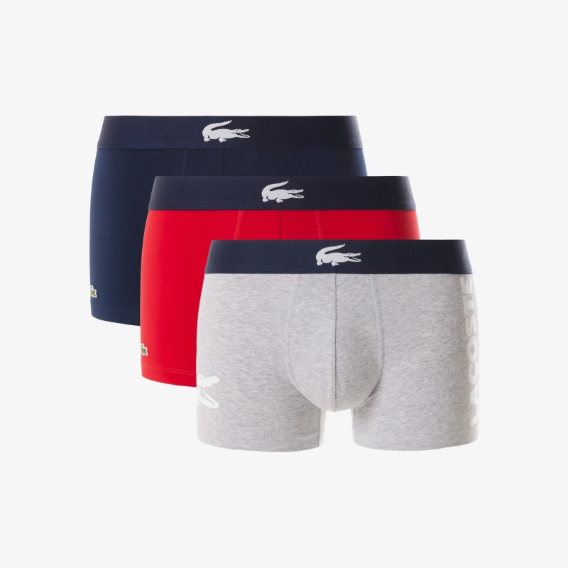 Lot de 3 boxers courts imprimé LACOSTE