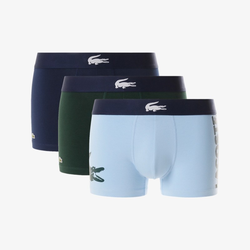 Lot de 3 boxers courts imprimé LACOSTE