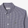Chemise regular fit coton à carreaux LACOSTE