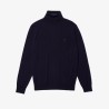 Pull en laine mérinos col roulé LACOSTE