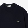 Pull en laine cardée col rond LACOSTE