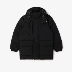 Doudoune à capuche mi-longue déperlante LACOSTE