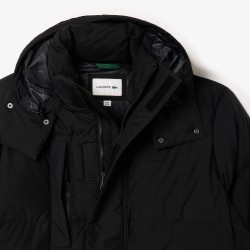 Doudoune à capuche mi-longue déperlante LACOSTE