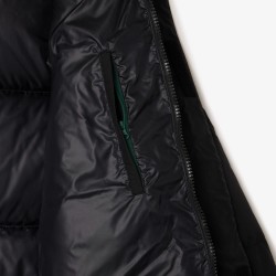 Doudoune à capuche mi-longue déperlante LACOSTE