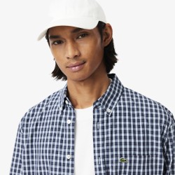 Chemise regular fit à carreaux popeline LACOSTE