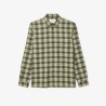 Chemise regular fit en flanelle coton en laine LACOSTE