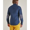 Chemise slim en coton flanelle à Coudières VICOMTE A.