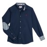 Chemise slim en coton flanelle à Coudières VICOMTE A.