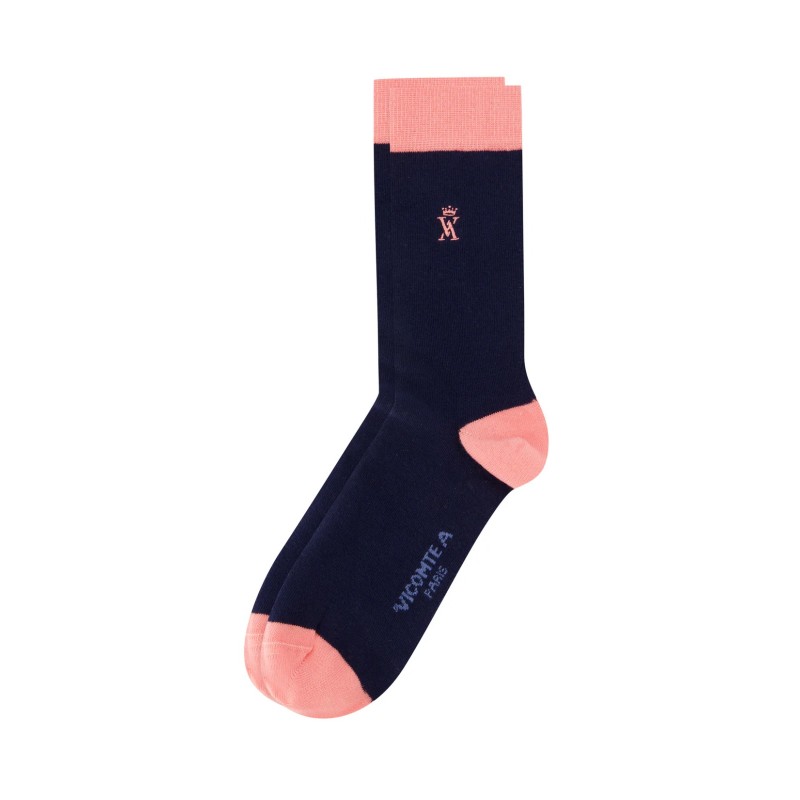 Chaussettes Coton Bicolores VICOMTE A. fw24