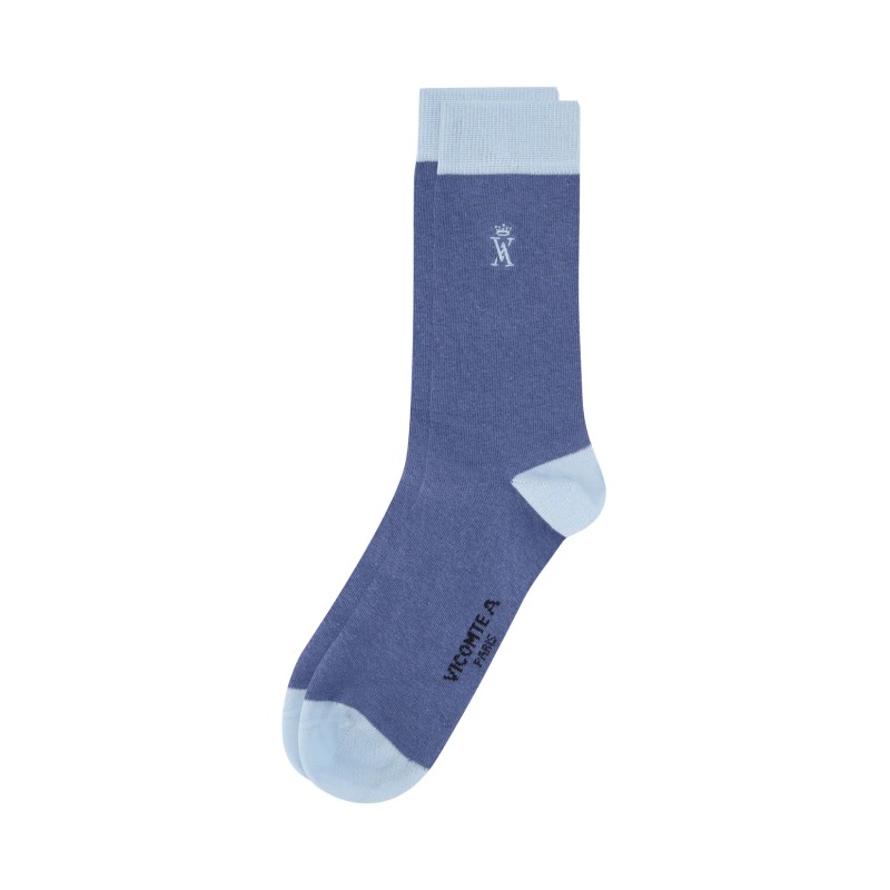 Chaussettes Coton Bicolores VICOMTE A. fw24
