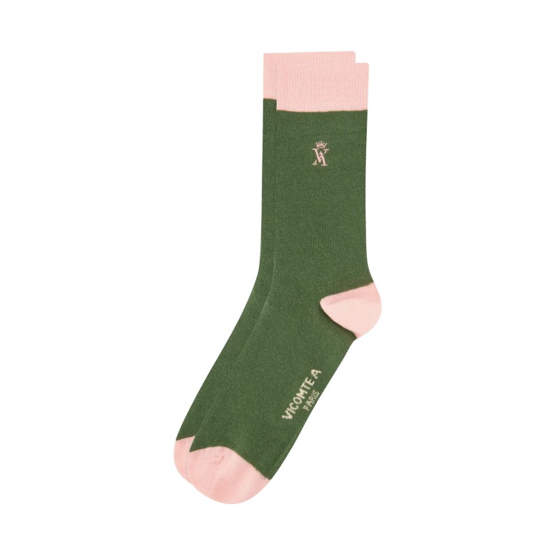 Chaussettes Coton Bicolores VICOMTE A. fw24